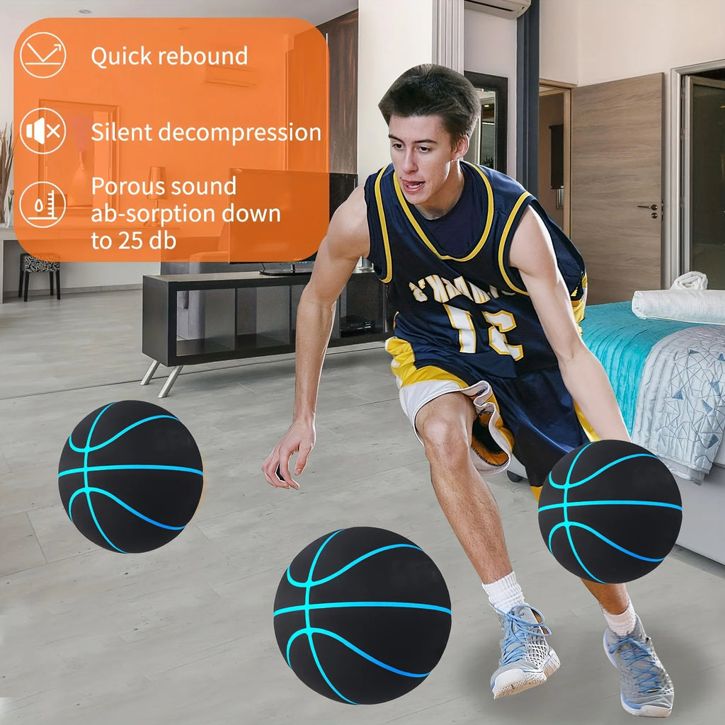 New model - High-density silent basketball, noise-free indoor training ball