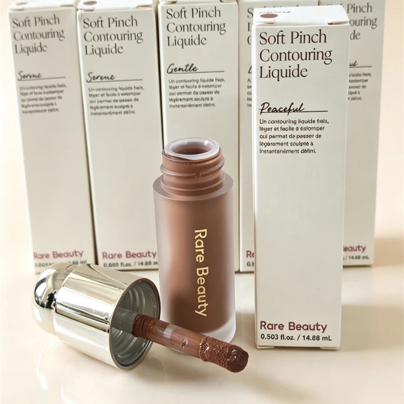 Rare Beauty Makeup Facial Stereoscopic Bronzer Contour Stick Liquid Blusher Nature Plump Waterproof Nose Shadow Highlight Rouge