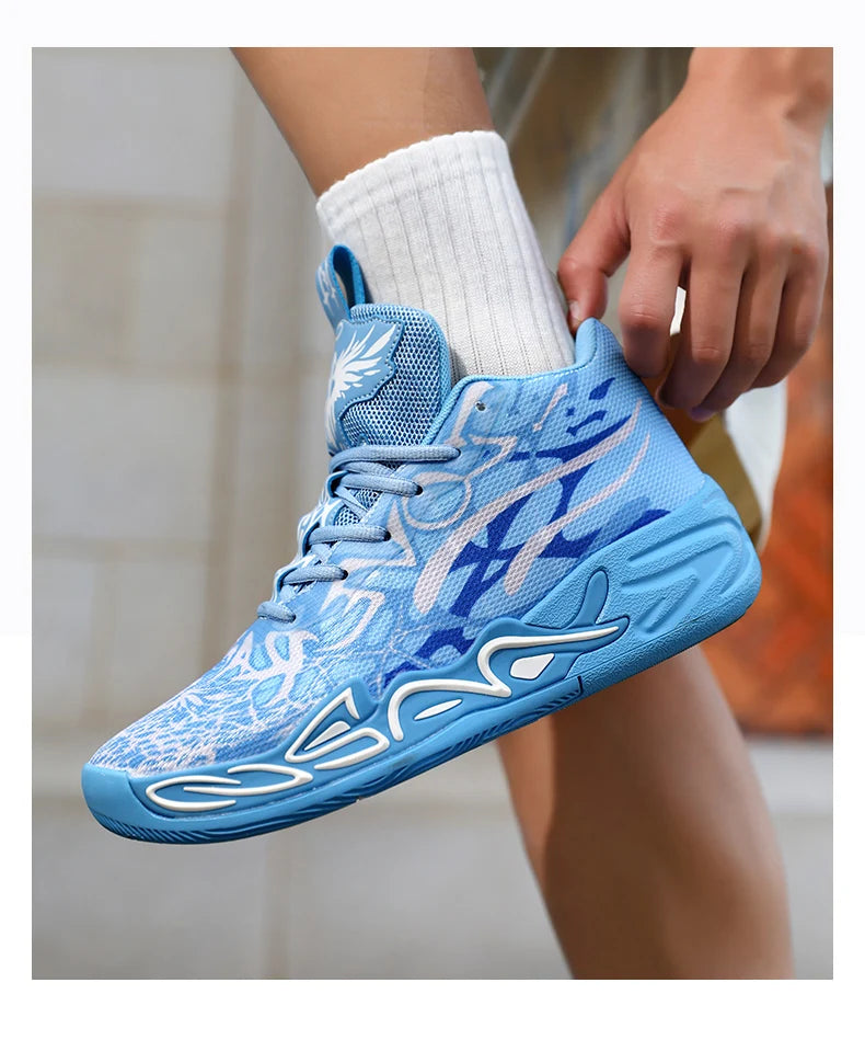 739 High Quality Mens Basketball Sneakers Breathable Cushioning Training Sports Shoes Youth Gym ForMotion Basketball Shoes 35-45