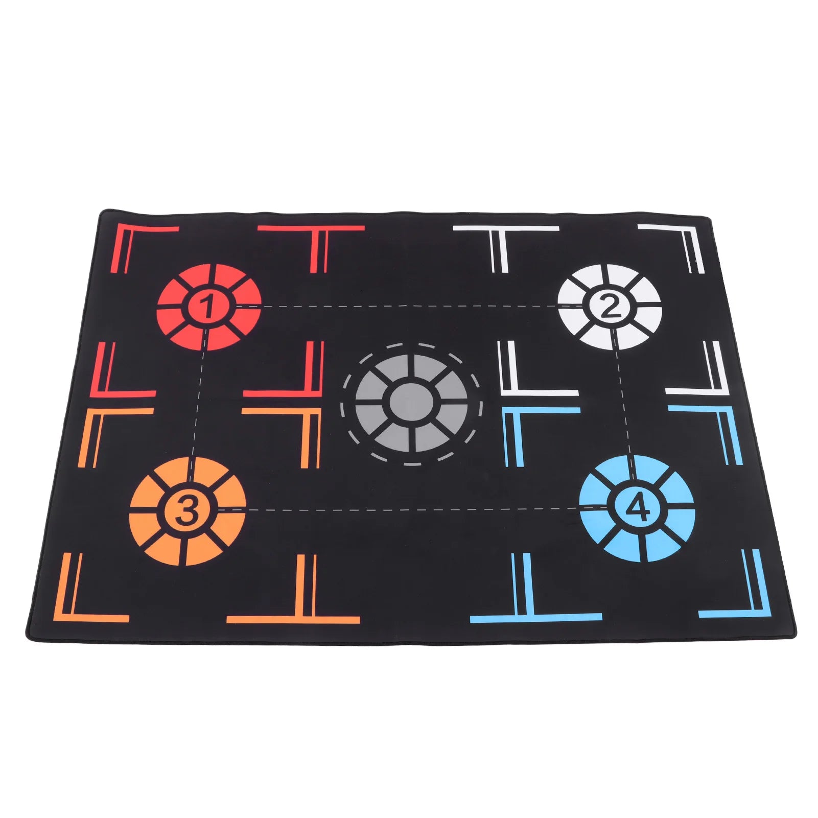 Indoor Sound Insulation Basketball Footstep Mat 2mm Basketball Training Mat Mute Rubber Basketball Training System for Kids