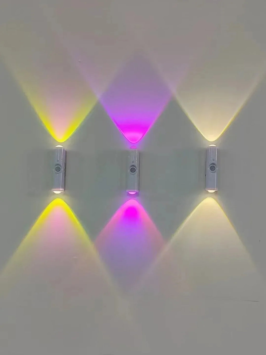 Smart, RGB, dual, head, motion, sensor, wall, lamp, charging, magnetic, night, light, spotlight, bedroom, closet, garden, room,