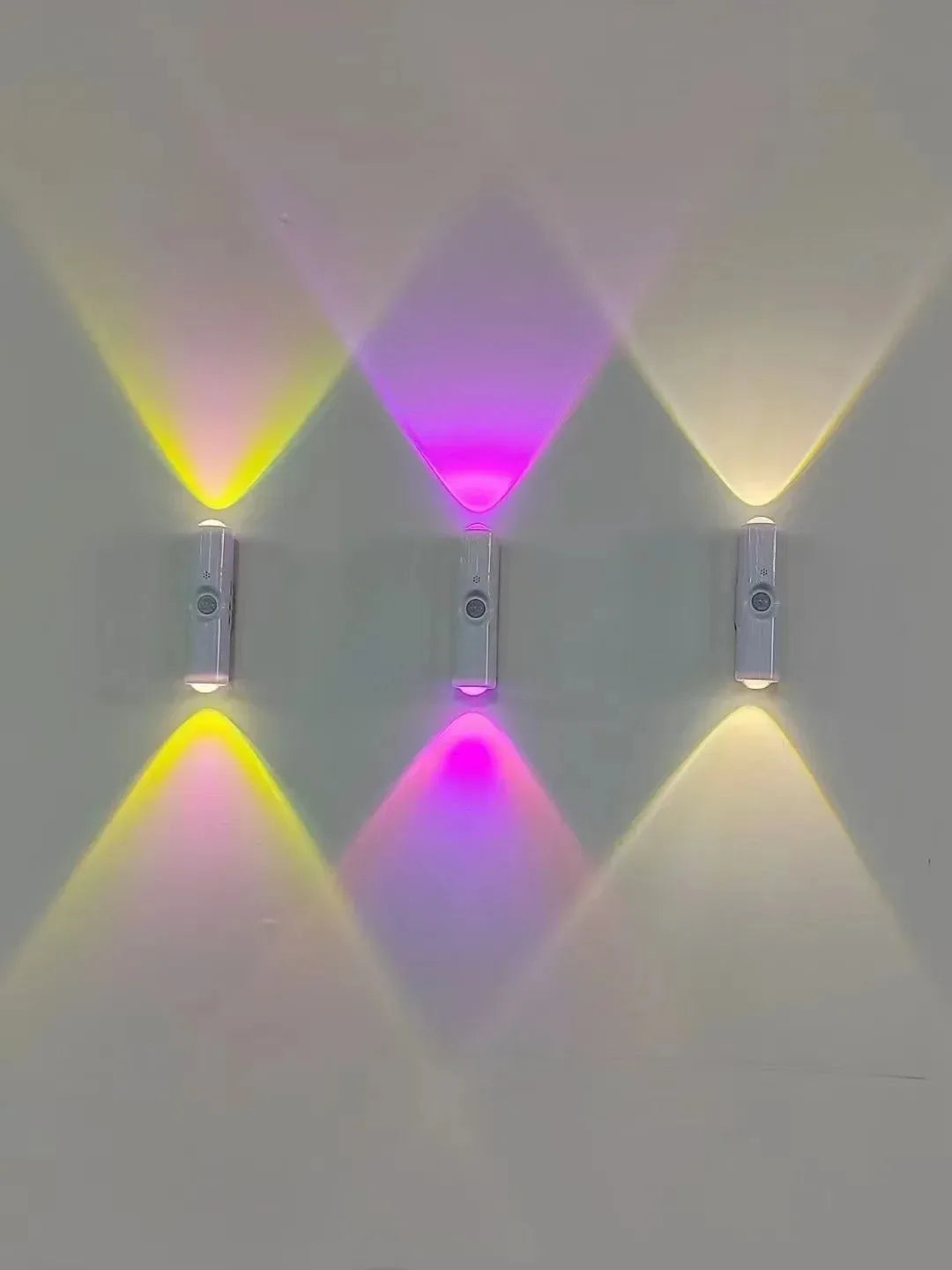 Smart, RGB, dual, head, motion, sensor, wall, lamp, charging, magnetic, night, light, spotlight, bedroom, closet, garden, room,