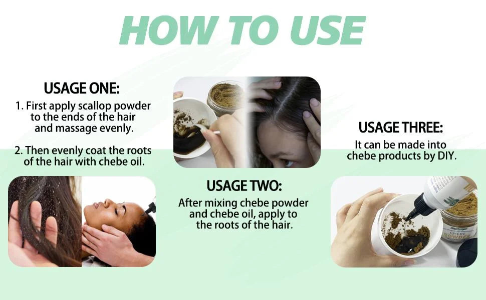 Chebe Hair Care Product Nourishing Soothing Scalp Essence Powder Moisturizer Anti-frizz Rosemary Extract Oil Smoothing Hair 5pcs