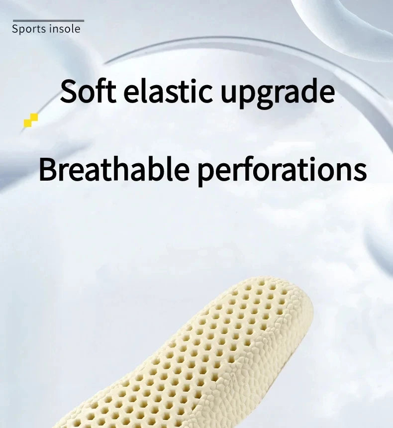 Breathable Basketball Insole Unisex Soft and Comfortable Odor-Resistant Sports Insoles 1Pair