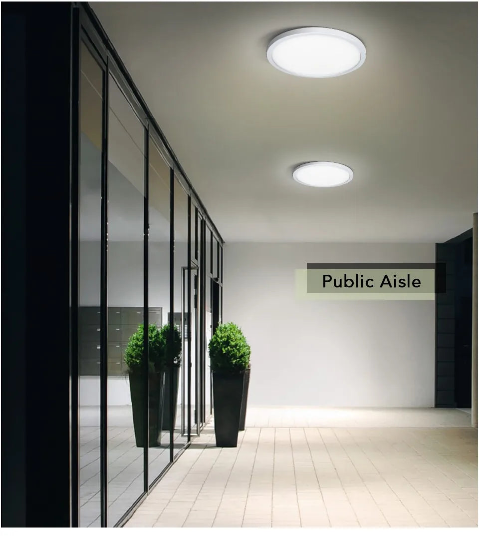 2.2cm Ultra Thin Ceiling Light 6W 9W 13W 18W 24W 110V 220V  Luster Home Appliances Indoor Decoration Bedroom Living Room Kitchen