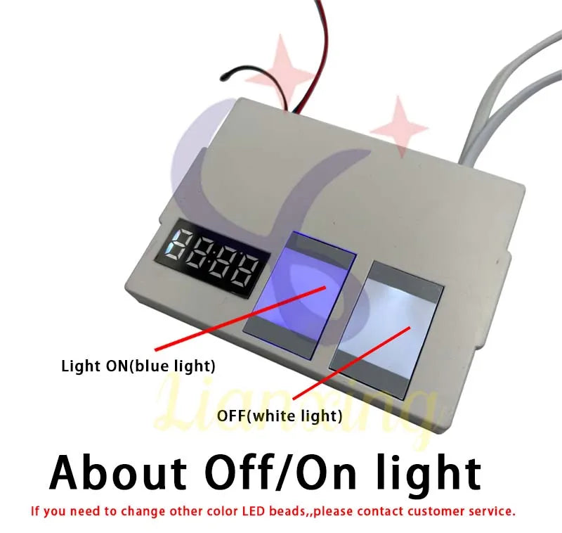 Strip light controller smart switch touch mirror dimmer 12W smart  touch sensor switch with Anti fog dual Touch Bathroom Mirror