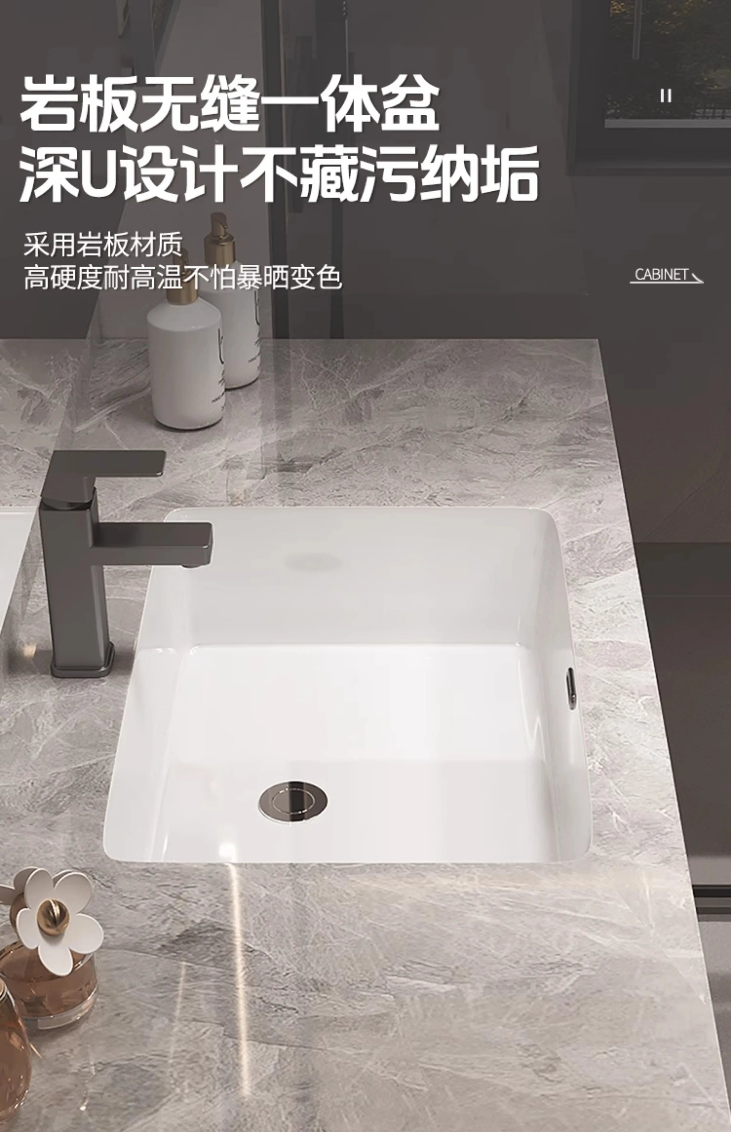 Simple Luxury Bathroom Cabinets Washbasin Vintage Toilet Drawer Bathroom Cabinets Storage Mirrors Mobili Per La Casa Furniture