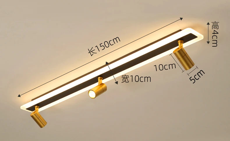 Nordic home decoration salon bedroom Spotlights smart led lamp lights for room dimmable Ceiling light lamparas indoor lighting
