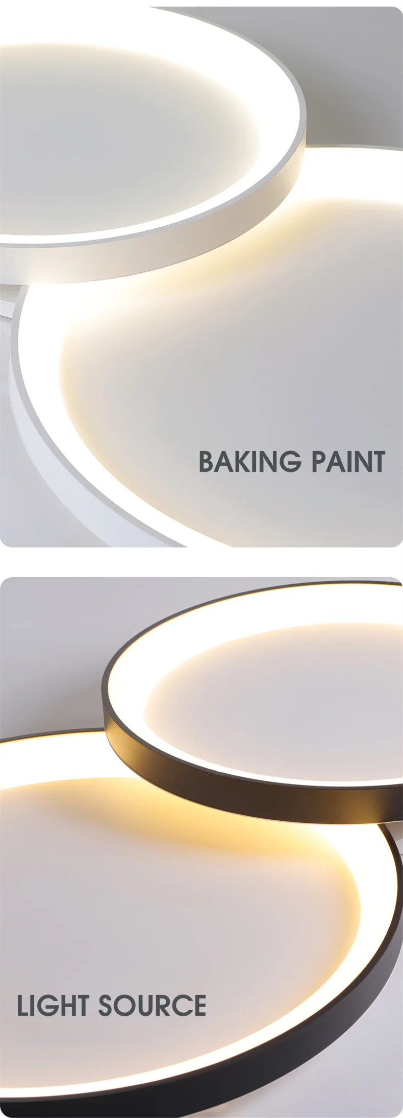 Modern Round Smart Led Ceiling Lamp Lighting Living Room Bedroom Dimmable Simple Ceiling Lights Home Decor Lighting Lamp Fixture