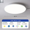 Modern LED Ceiling Light Waterproof Dustproof Three Proof Light Kitchen Bedroom Bathroom Living Room Indoor Home Ceiling Lamp