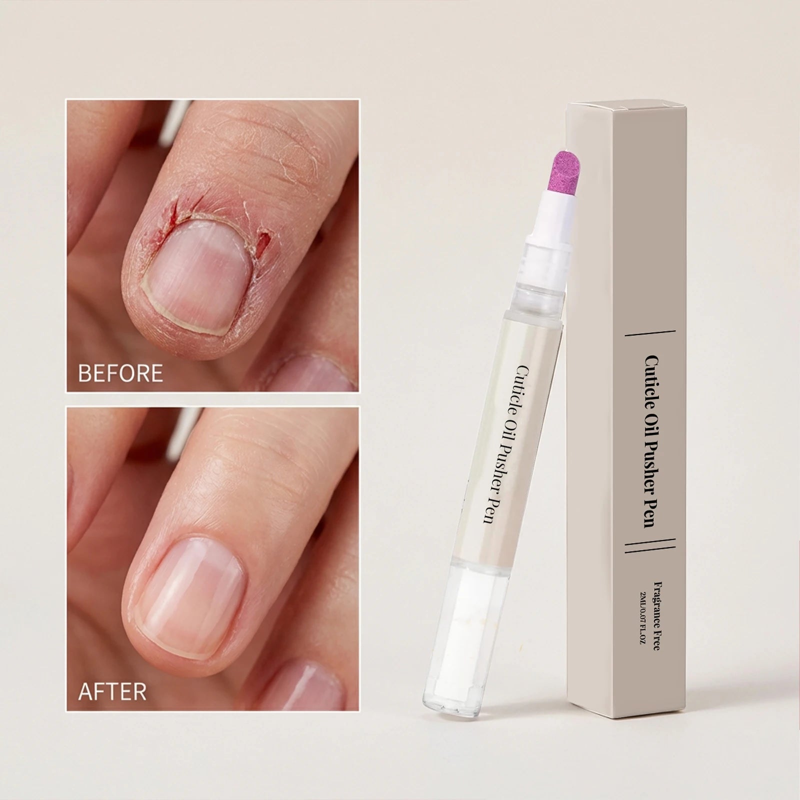 Nail care pen - Gentle care for smooth and shiny nails, moisturizing and smooth, convenient for daily maintenance and care.