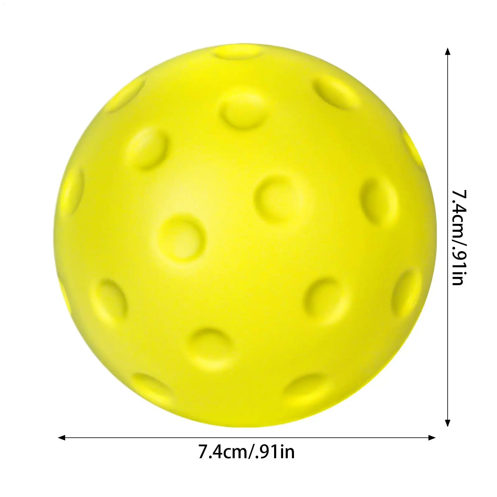 Quiet Foam Hollow Pickleballs For Indoor Outdoor Practice Pickleball Balls Bounce Silent Pickleball Practice Ball Low Noise