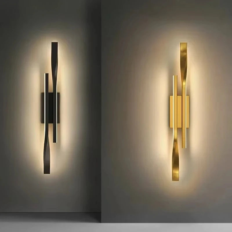 Luxury LED Wall Sconce Lamp Indoor Lighting Fixture  Bedside Bedroom Living Corridor Modern Home Decoration Wall Light Sconces