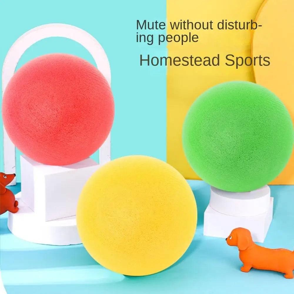 18cm/22cm/24cm Silent Training Basketball High Elasticity Low Decibel Bouncy Balls Lightweight Damping Bouncing Mute Ball