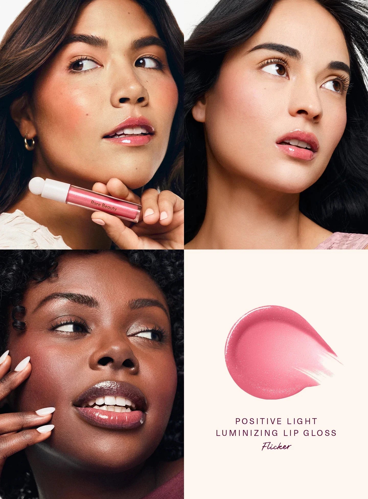 Rare Beauty Lipstick Lip Waterproof Gloss Glossy Shimmer Liquid Blush Long-lasting Non-makeup Liquid Contour Natural Blendable