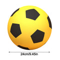 High-Elastic Silent Football Easy to Grip Low Noise Low Noise Foam Soccer Ball Lightweight Squeezable Indoor Training Ball
