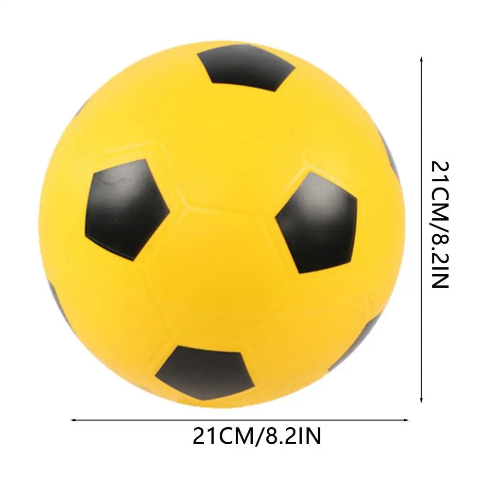 21cm Bouncing Mute Ball Toy Indoor S ilent Basketball Baby Toy Silent Soft Soccer Ball Bounce Basketball Child Sports Games