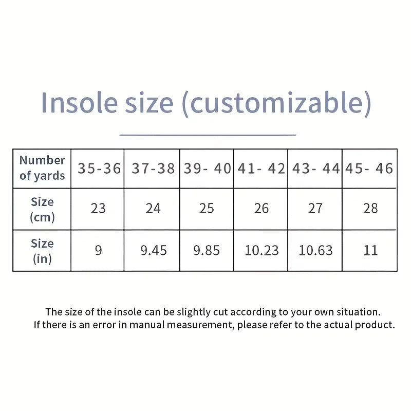1 Pair Silicone Basketball Sports Insoles - Shock Absorption Sweat-Absorbing Breathable Air Cushion Soft Shoe Pads for Men Women