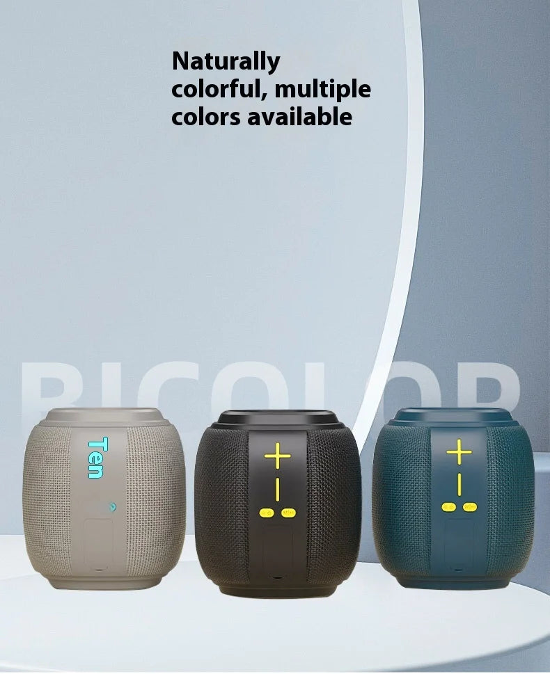 New Bluetooth Speaker: Outdoor, Cycling, Wireless, Portable, TF Card Slot, Bass Boost, Home Desktop Audio.