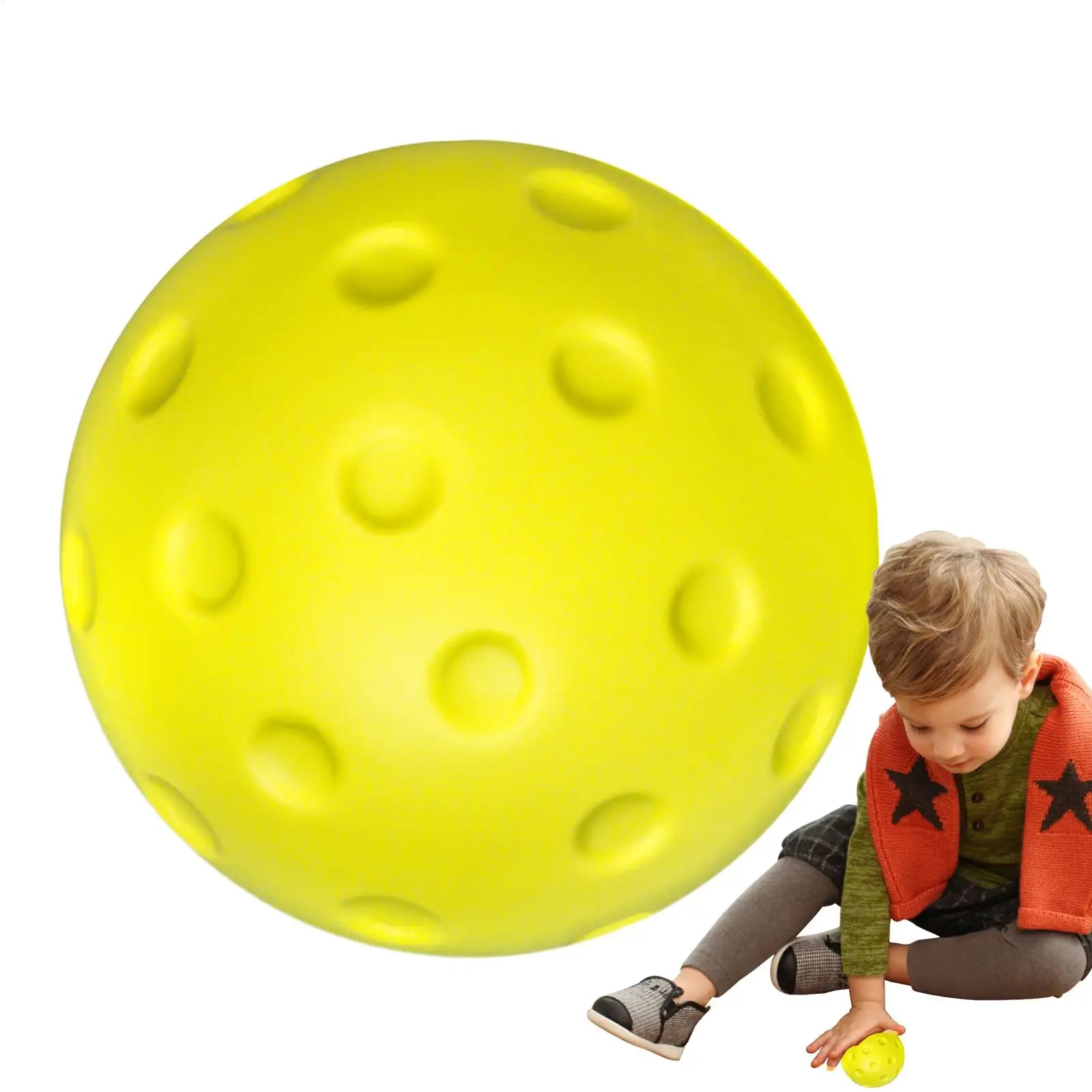 Quiet Foam Hollow Pickleballs For Indoor Outdoor Practice Pickleball Balls Bounce Silent Pickleball Practice Ball Low Noise