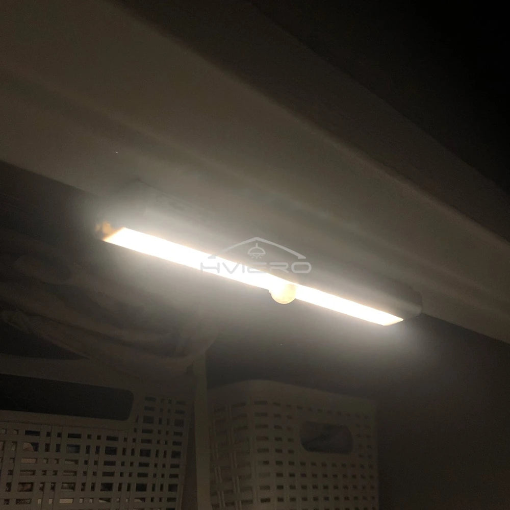 1/2/4/8X Smart Perception Closet Stairs Lighting 6/10LED PIR Motion Sensor Lamp Cupboard Wardrobe Bed Under Cabinet Night Light