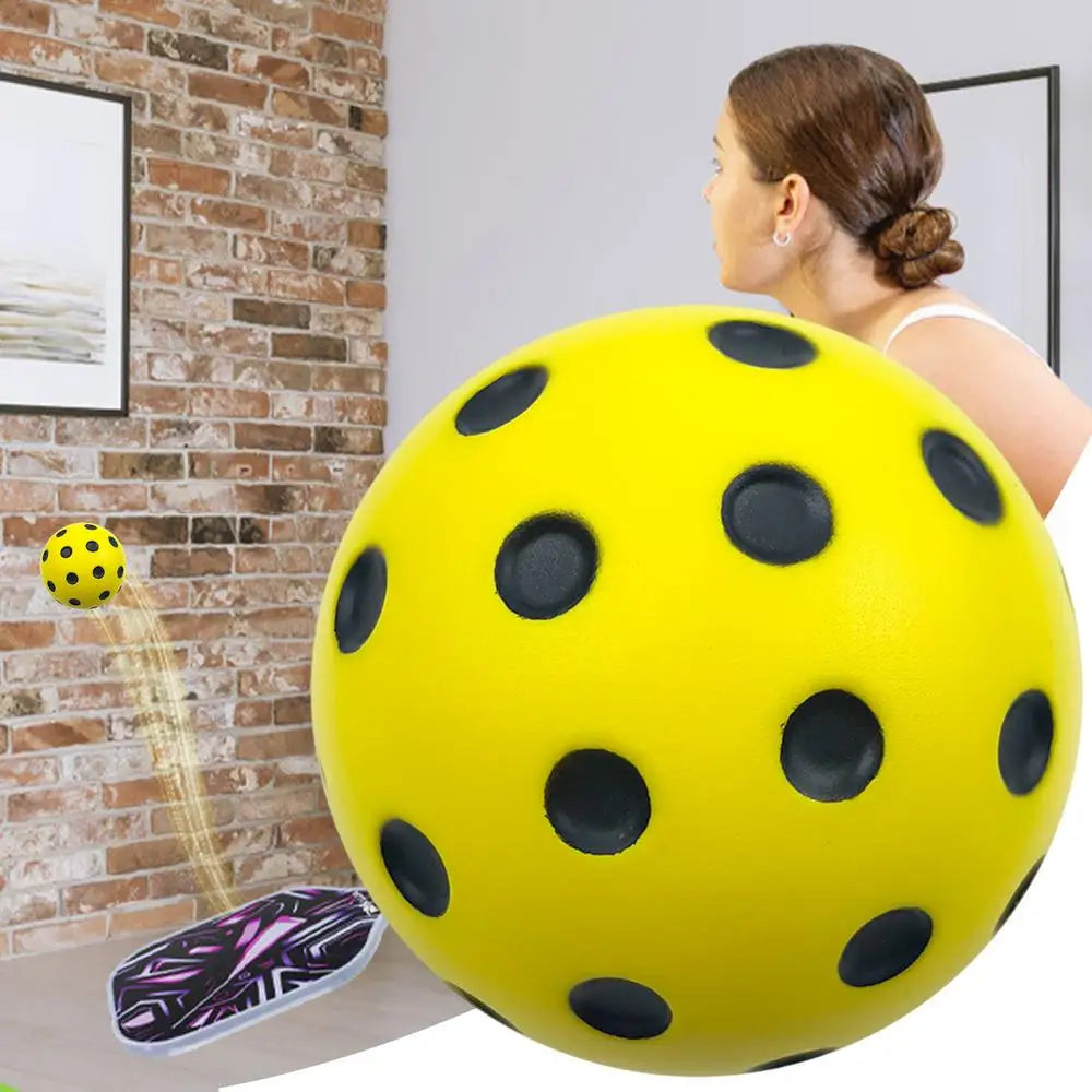 new 1PC Silent Pickleball Indoor Entertainment Silent Practice Ball PU Foam High Bounce Resistance Not Disturbing People