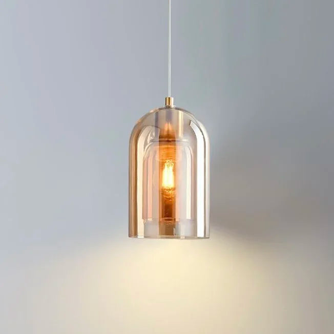 Nordic Modern Glass Ceiling Lamp Bedroom Bedside Restaurant Kitchen Bar Island  Hanging Led Chandelier Lights Indoor Lighting
