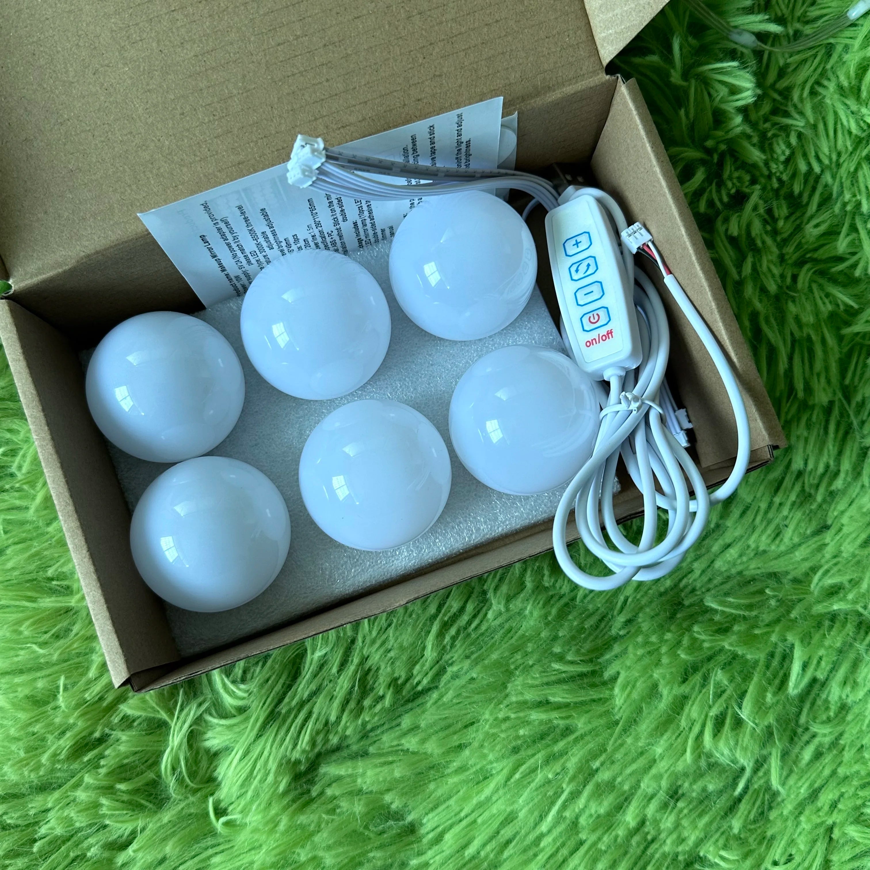 LED Light Makeup Mirror Bulbs Vanity Lights USB 5V Bathroom Dressing Table Lighting Dimmable LED Vanity Light For Mirror Light