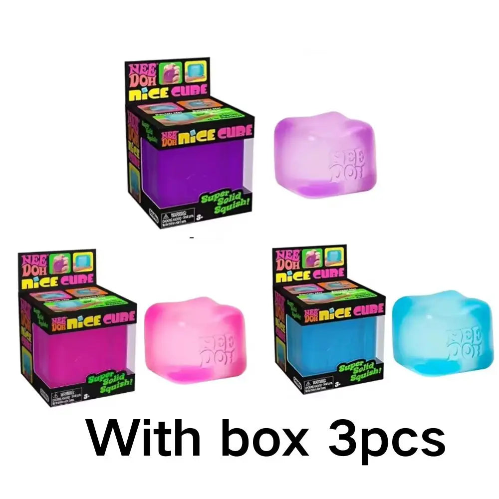 NeeDoh Nice Cube Sensory Stress Reliever Fidget Toy for Kids & Adults