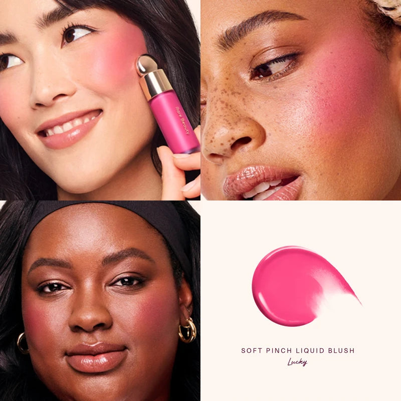 Fashion Rare Beauty Oft Pinch Liquid Blush Silky Lasting Sweat- and Humidity-resistant Cream-to-powder Rouge Women's Face Makeup