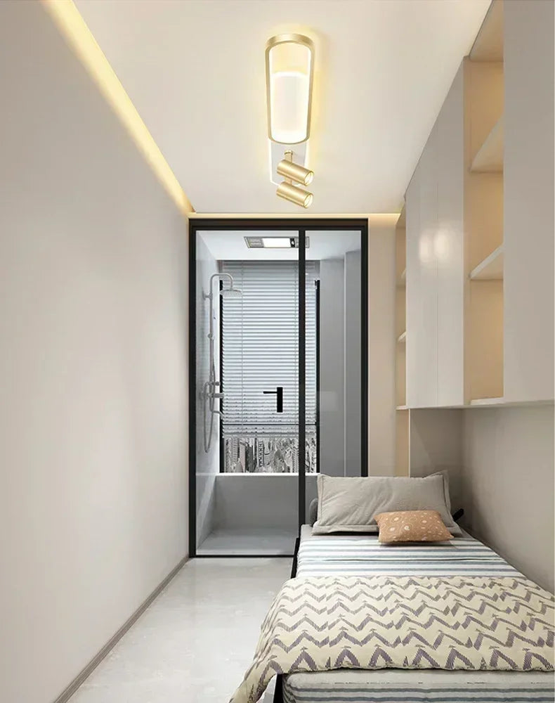 Modern LED Ceiling Lights with Spotlight Aisle Chandelier for Living Room Hallway Cloakroom Lamps Home Indoor Lighting fixtures