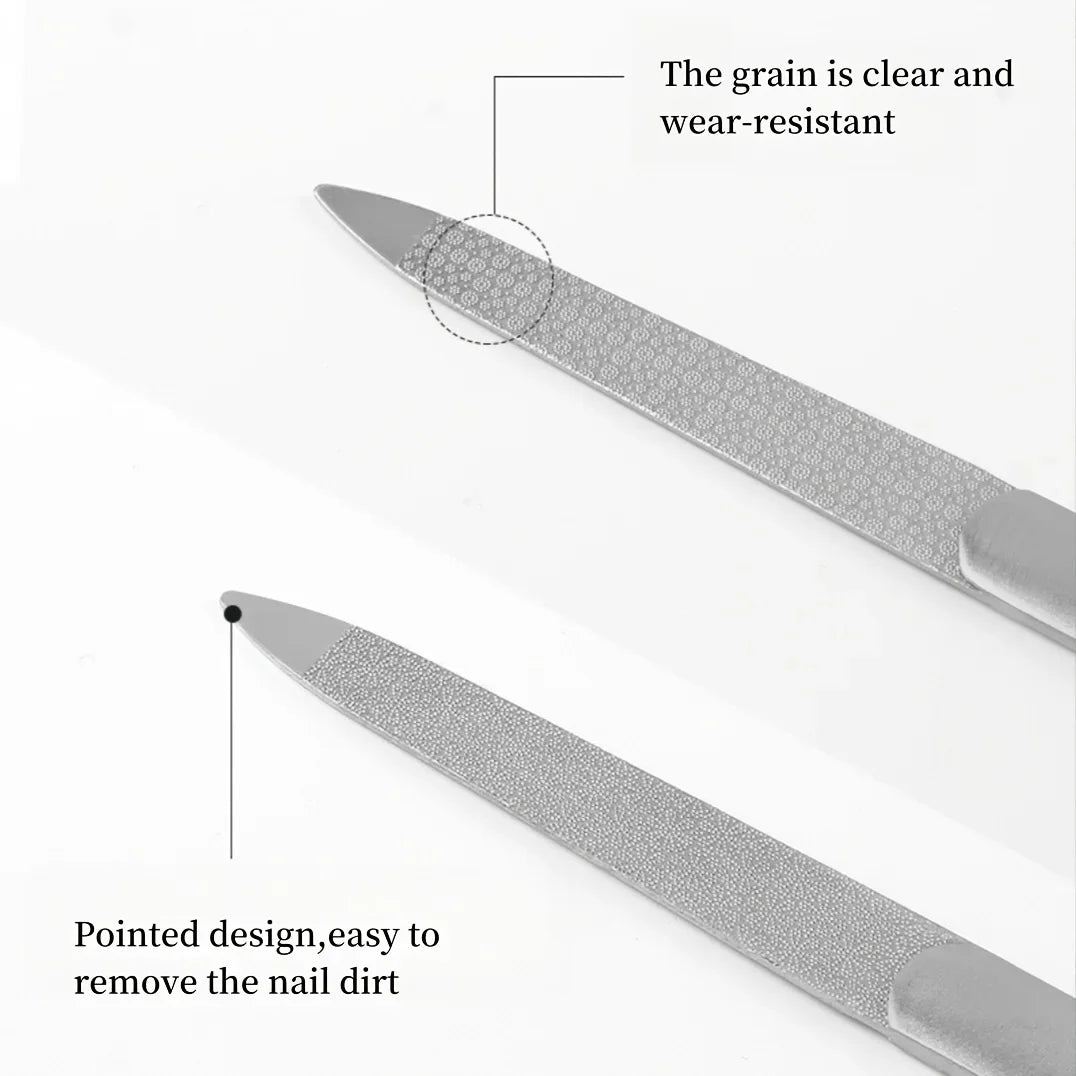 Stainless Steel Nail Care Kit, Cuticle Trimmer, Nail Cuticle Nippers, Ingrown Toenail Removal Kit,removal and foot repair tools