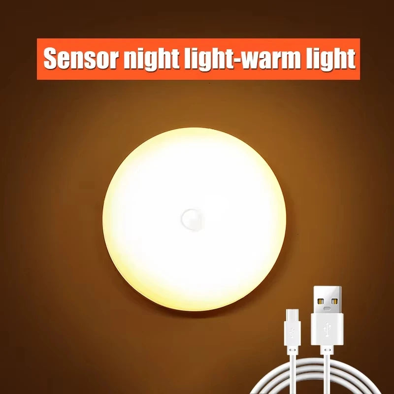Motion Sensor Night Light,Wireless LED Cabinet Light w/PIR Motion Detection,Bedroom Stairs Hallway Closet,Smart Wall Lamp Room