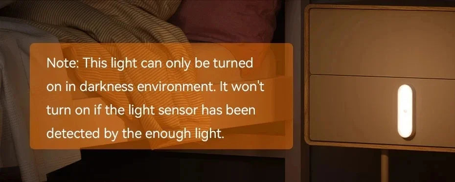 Motion Sensor Lamp Night Light Wireless LED USB Type C Rechargeable Lamp for Kitchen Cabinet Bedroom Wardrobe Staircase Lighting