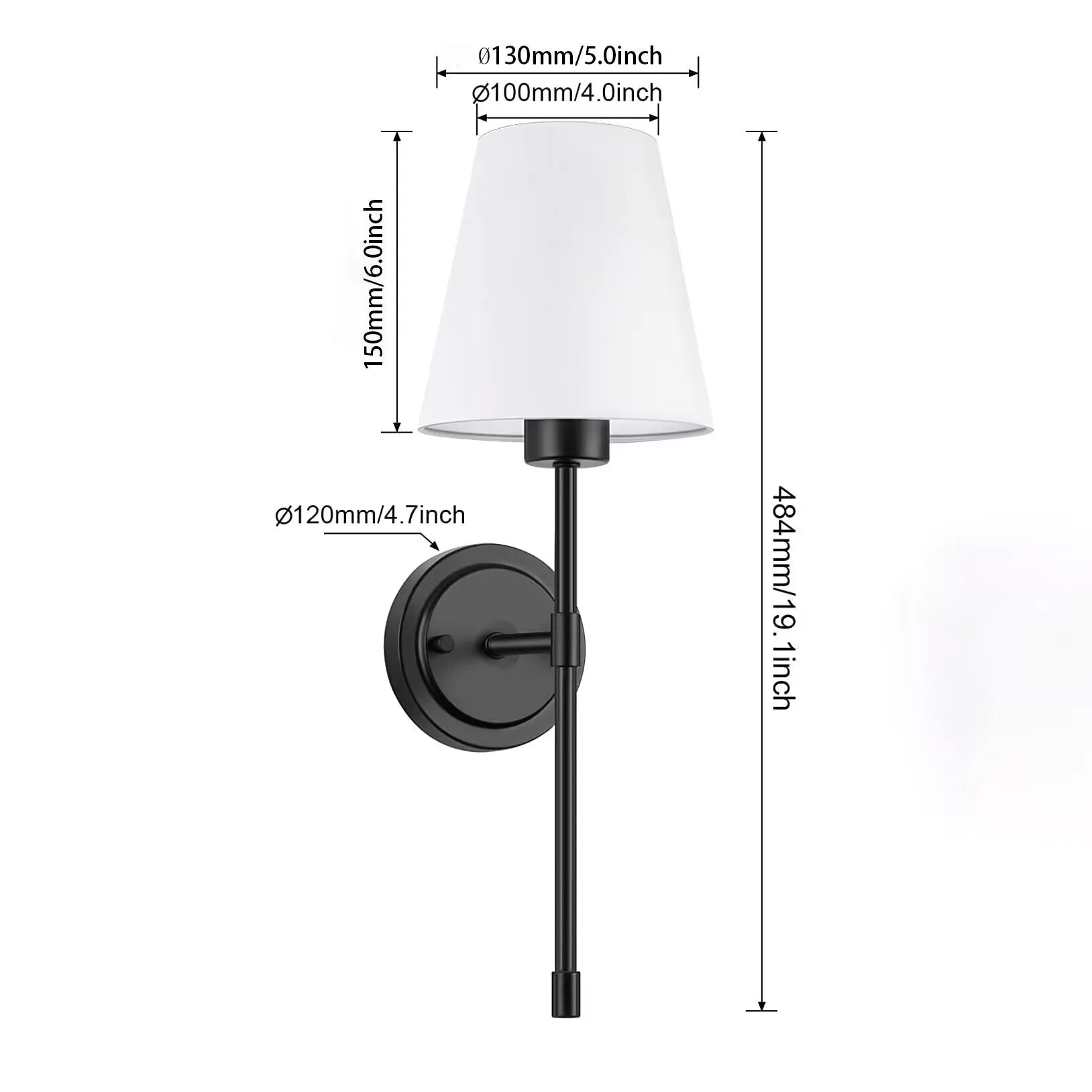 Indoor Wall Lamps for Corridor Aisle Balcony Modern LED Wall Lighting Nordic Wall Sconce for Bedroom Living Room