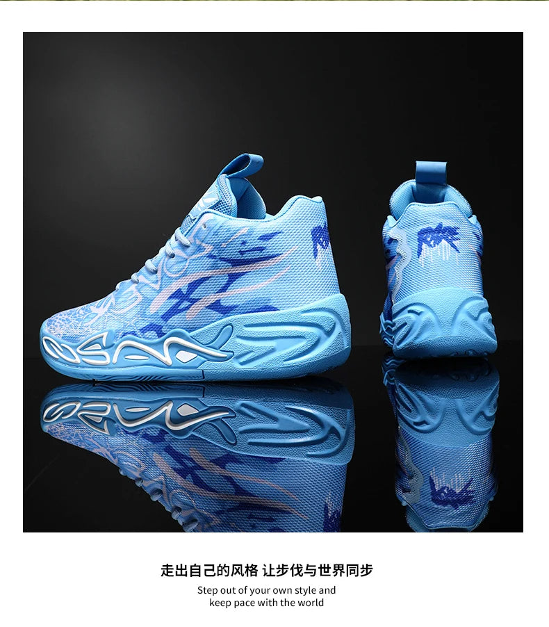 739 High Quality Mens Basketball Sneakers Breathable Cushioning Training Sports Shoes Youth Gym ForMotion Basketball Shoes 35-45