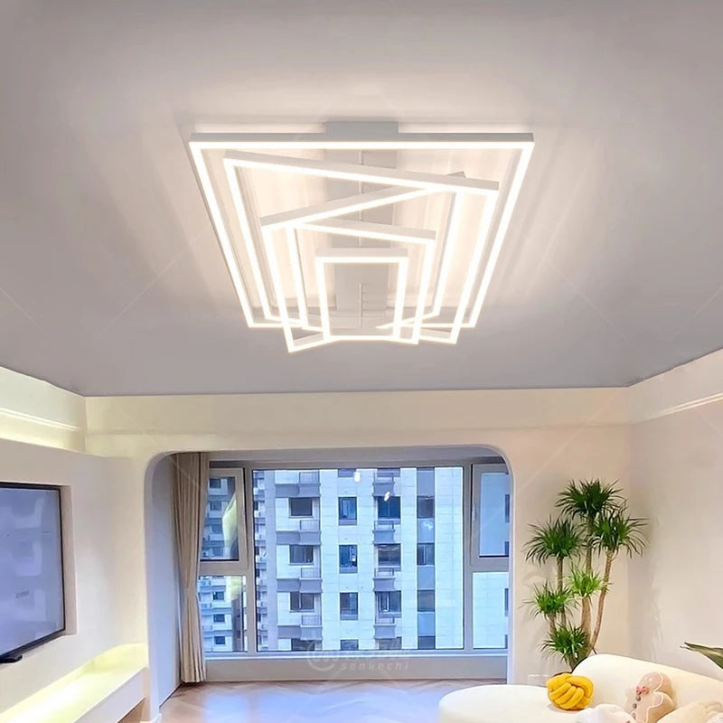 Nordic home decoration salon bedroom decor smart led lamp lights for room dimmable Ceiling light lamparas indoor lighting