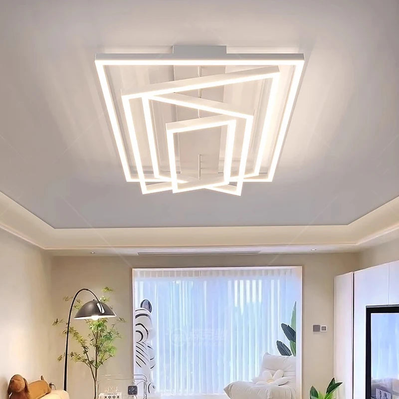 Nordic home decoration salon bedroom decor smart led lamp lights for room dimmable Ceiling light lamparas indoor lighting