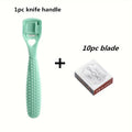 10 Blades + 1 pc Foot Care Tools for Removing Dead Skin And, Foot Grinding Tools, Foot Skin Tools, Sole And Heel Scrapers