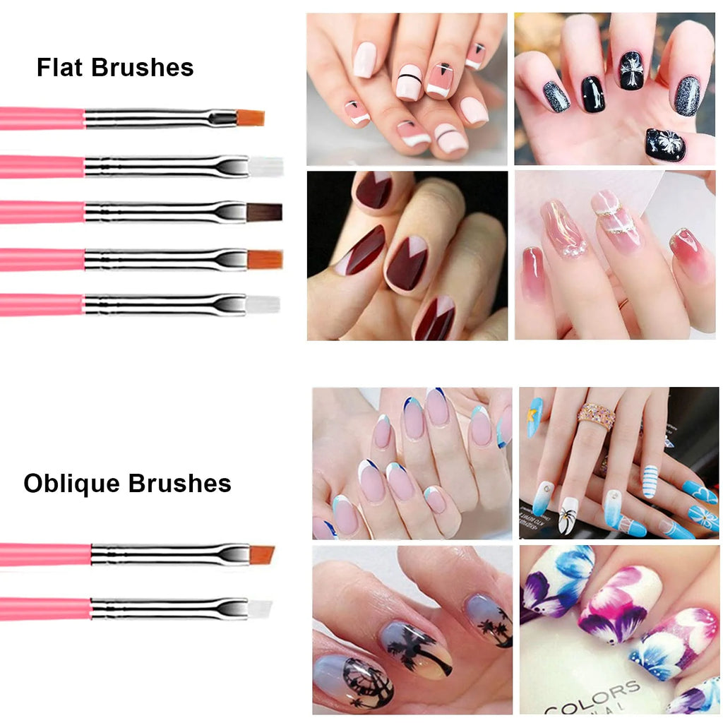 Nails Things Brushes For Manicure Set Nails Art Accessories Tools Kits Nail Supplies For Professionals Manicure Set