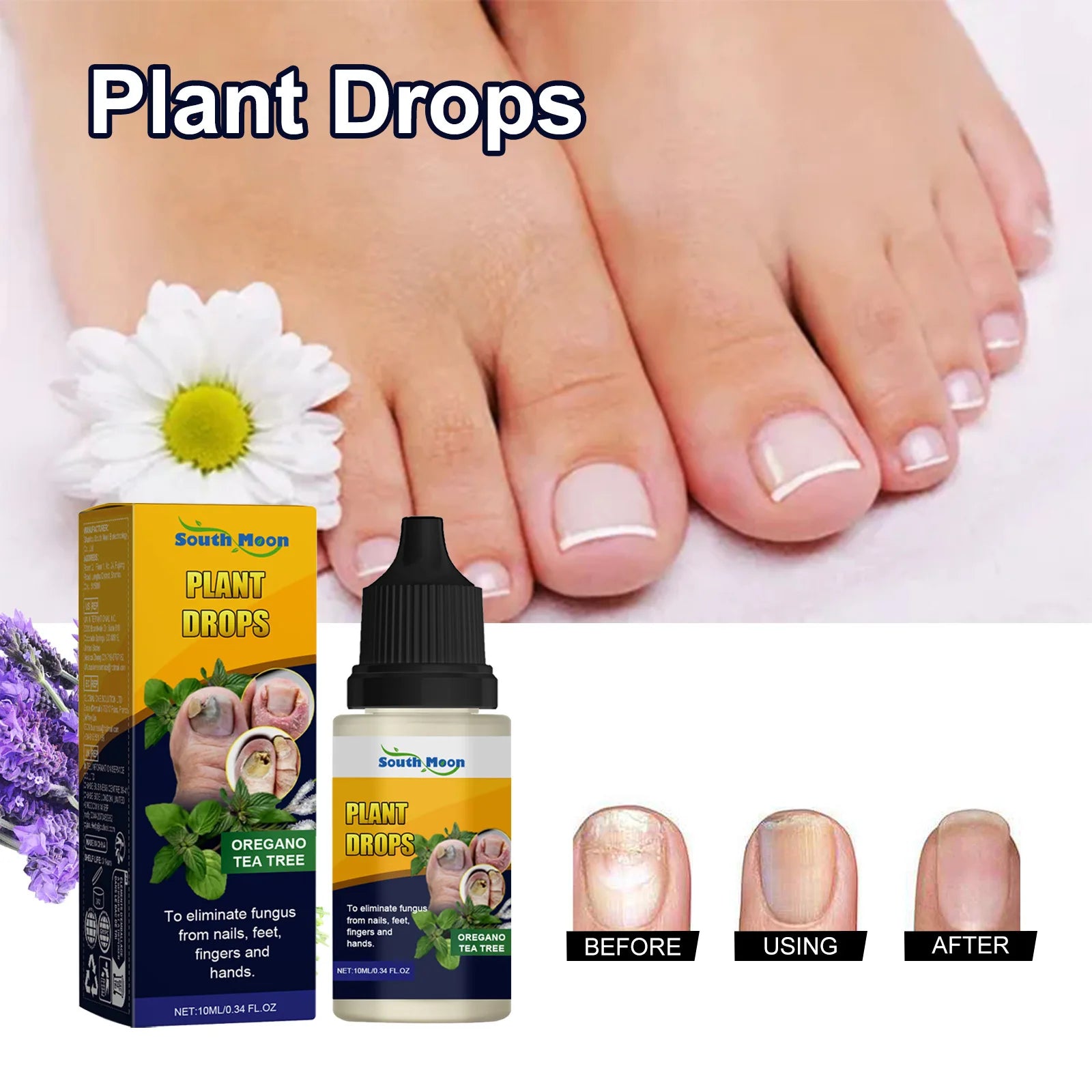 Nail Care, Repair, Soft Hands and Feet, Thickened and Shiny Nails, Moisturizing and Cleaning Nail Care Solution