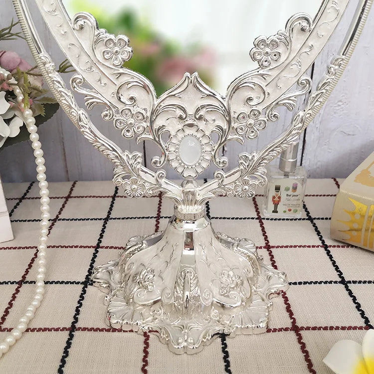 Vanity Dressing Table Mirror Creative Design Luxury Fashion Girls Standing Minimalist Mirror Interior Espelhos Room Decorations
