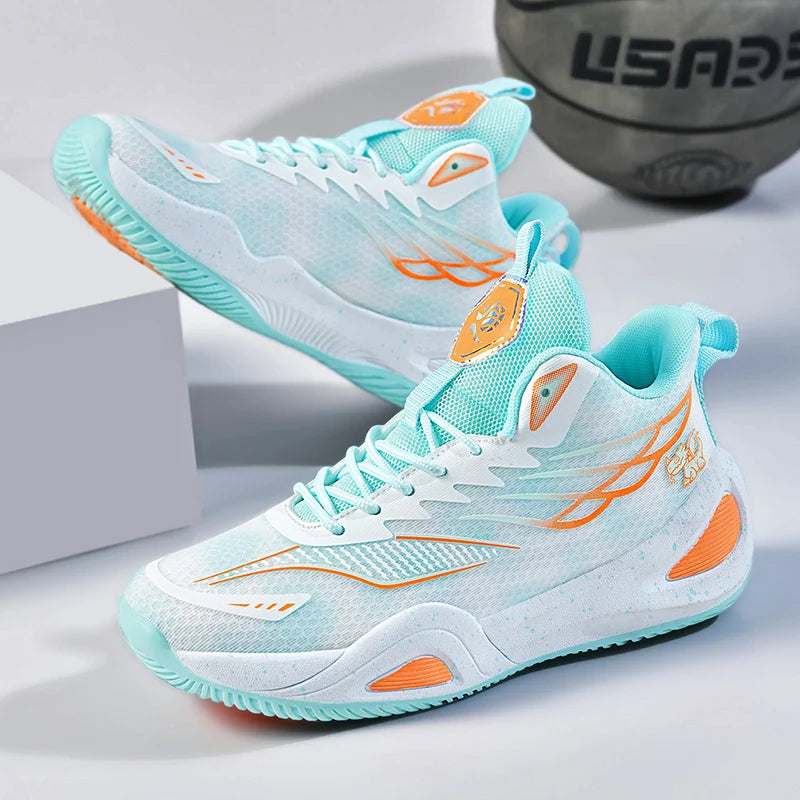 Men's Training Basketball Shoes Anti Slip Durable Cushion Lightweight Breathable Sneakers Outdoor Indoor Athletic Sport Shoes