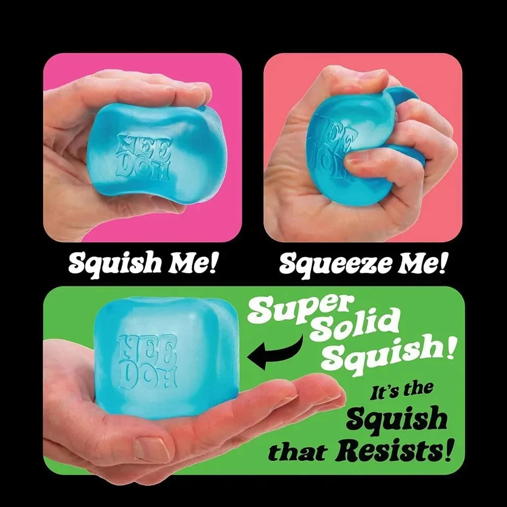 NeeDoh Nice Cube Sensory Stress Reliever Fidget Toy for Kids & Adults