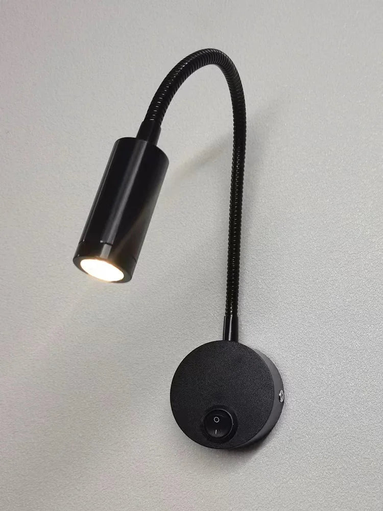 LED Tube Spotlight Indoor Hotel Room Bedside Bedroom Reading Light Counter Universal Work Wall Light