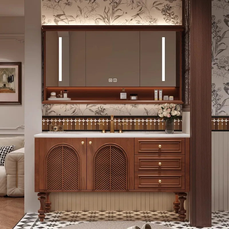 Hidden Illuminated Bathroom Cabinet Minimalist Makeup White Accessories Bathroom Cabinet Shower Caddy Mirror Armoire Furniture