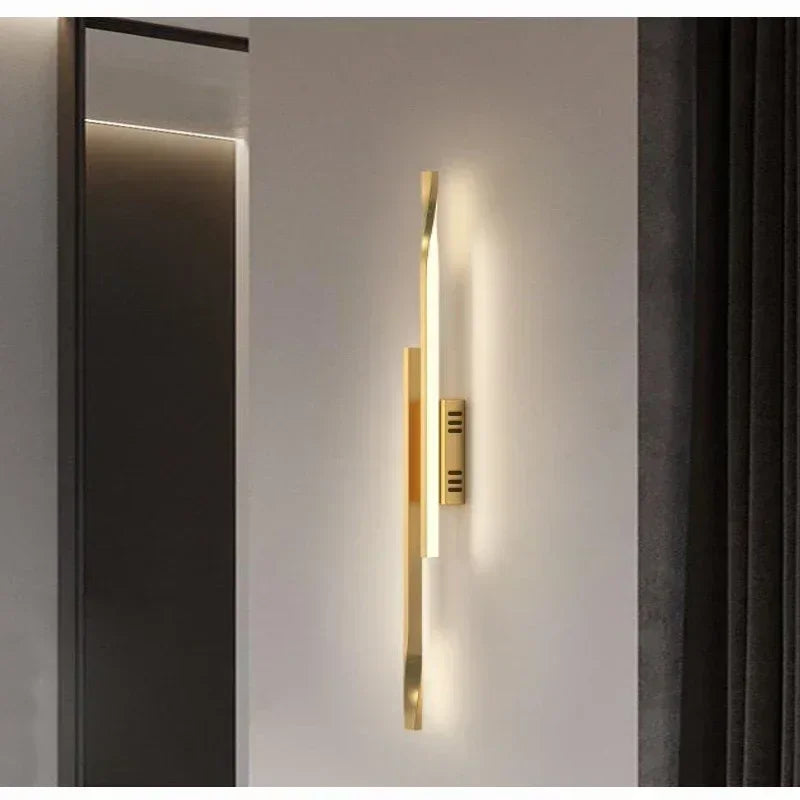 Luxury LED Wall Sconce Lamp Indoor Lighting Fixture  Bedside Bedroom Living Corridor Modern Home Decoration Wall Light Sconces