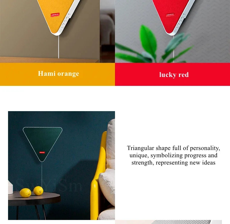 Home Multi-functional Bluetooth Speaker Wall-mounted Audio System Indoor Walls Are Non-porous and Suitable for Bedrooms and Shop