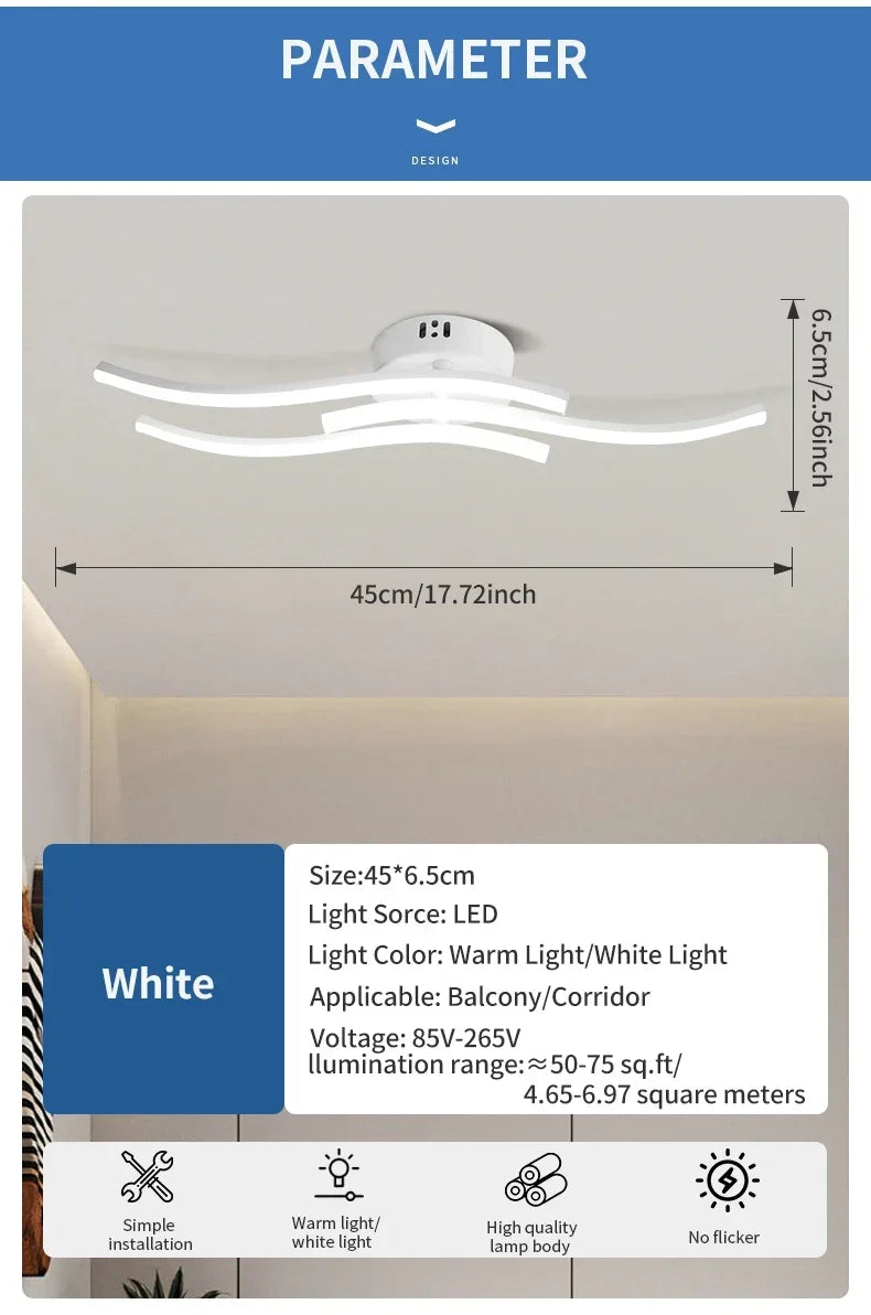 LED Ceiling Ceiling Ceiling Light, Dimming Light, Living Room, Bedroom, Dining Room, Corridor, Indoor Home Decoration Lighting