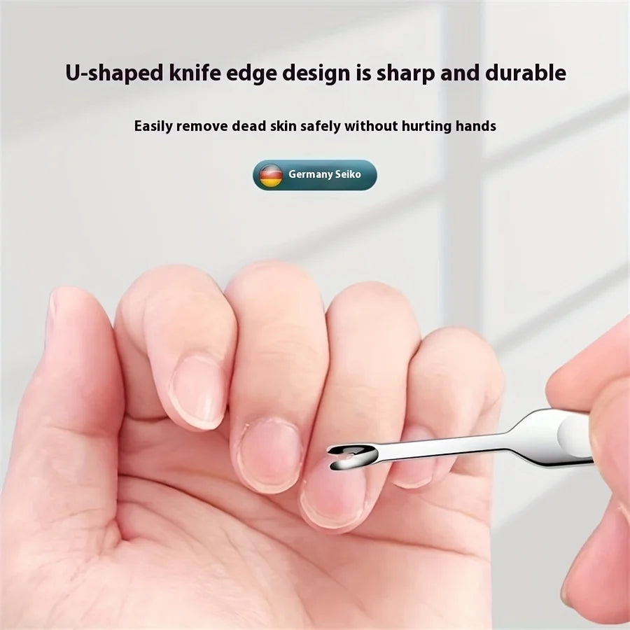 Stainless Steel Nail Care Kit, Cuticle Trimmer, Nail Cuticle Nippers, Ingrown Toenail Removal Kit,removal and foot repair tools